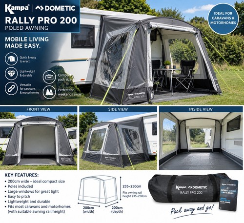 Kampa dometic rally - rally, 200
