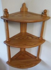 Ercol hanging corner shelves - corner,