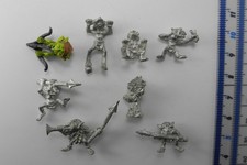 8 SNOTLING PUMP WAGON CREW Metal Attack Cart Snotlings Army Warhammer 1980s 4