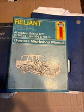 Reliant regal haynes workshop - reliant,