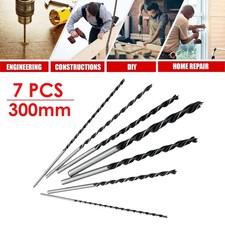 7Pcs Extra Long Wood Drill Bit