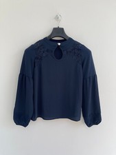 NAF NAF Blouse Navy Blue Top