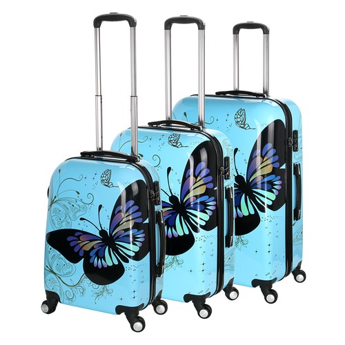 Butterfly hard shell 4wheel - butterfly,