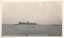 The Lizard. S.S.Bardic, White Star Line Ashore off the Lizard.