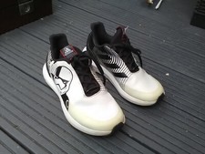 ADIDAS RAPIDRUN STORMTROOPER TRAINERS UK SIZE 1.5 - B &W IN COLOUR - GOOD COND