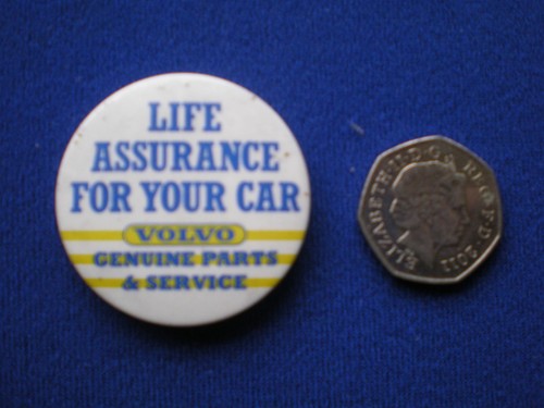 Volvo life assurance pin - life,