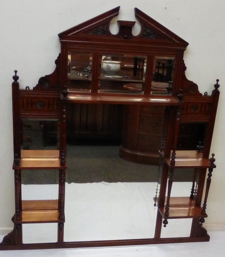 Large edwardian walnut ten - edwardian,