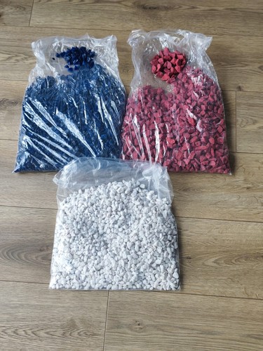 Decorative coloured gravel - decorative, /