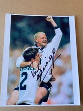 Paul Gascoigne SIGNED England
