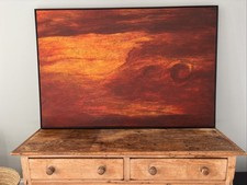 Haras de bouquetot VI. Original, Framed Oil Painting On Canvas