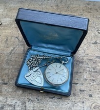 Antique Solid Silver Fusee Stop Seconds Pocket Watch Wedding Gift Best Man,Groom