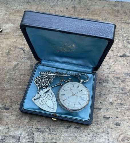 Antique solid silver fusee - antique,