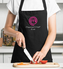 Pink Custom Name Apron Master