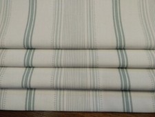 LAURA ASHLEY HEACHAM STRIPE DUCKEGG  MADE TO MEASURE ROMAN BLIND