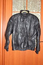 Vintage 1980's- Black Leather Dainese Motorcycle Jacket  - size 50