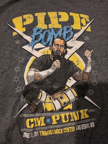 Wwe punk pipebomb shirt - cm,