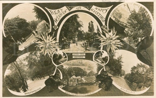 Sheffield rppc antique - sheffield,