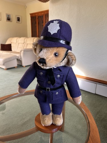 Merrythought police teddy bear - police,