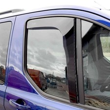 For Ford Transit Custom MK1 2012-23 2/4 Door Panel Van Wind Deflectors 2pc+Clips