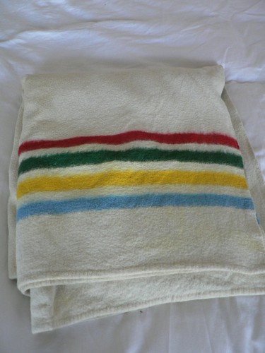 Vintage witney blanket cream - witney,