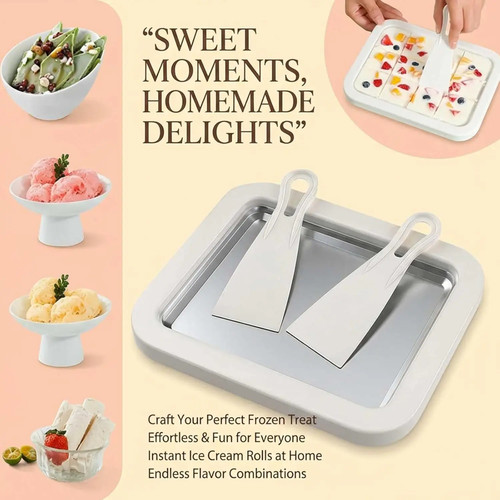 Ice cream maker pan instant - ice,