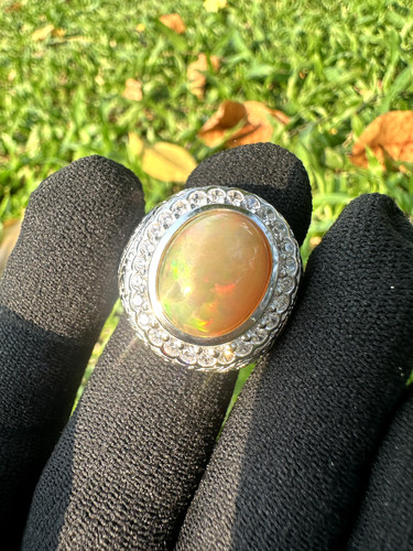 Ethiopian opal silver - ethiopian, men