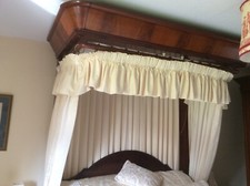 Victorian Antique Half Tester Bed Double