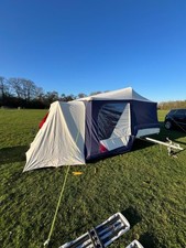 Combi-camp Venezia with king size bed and Guest Cabin Bedroom Annex