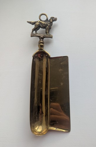 Vintage brass english - brass, setter