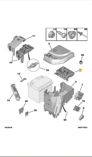 New genuine engine fusebox - genuine,