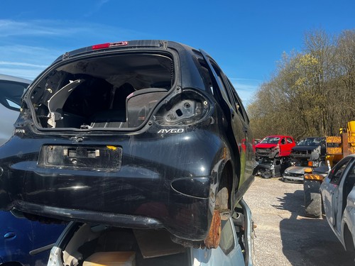 Toyota aygo 2008 - rear, bumper