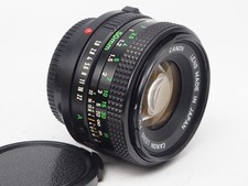 Canon FD 50mm 1:1.8 prime lens