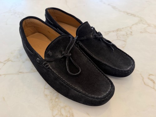 Pre owed mens black suede - pre,