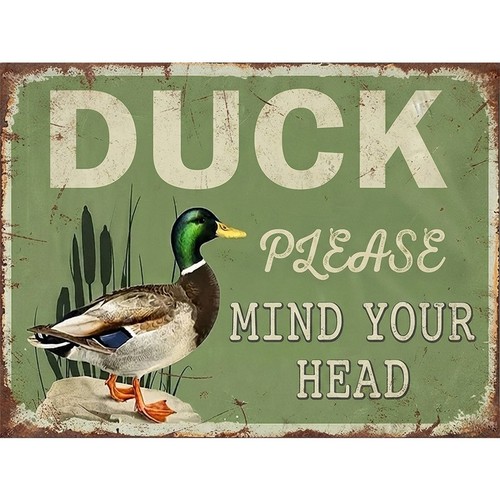 Duck please mind - "duck, your