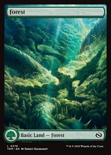 Mtg forest full art - art, basic