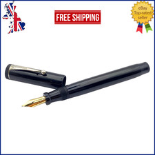 VINTAGE PARKER JACK KNIVE SAFETY 25 FOUNTAIN PEN BHR FLEXIBLE 14K GOLD FINE NIB