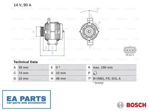 Alternator for ford fiesta - for,