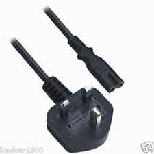 2 METER FIGURE OF 8 POWER CABLE LEAD C7  UK plug British high quality cable