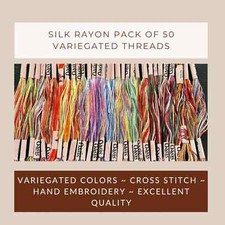 50 variegated colorful
