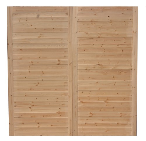 Timber horizontally clad hand - horizontally,