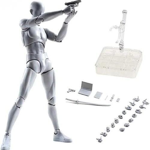 Artist drawing figurine set - artist,