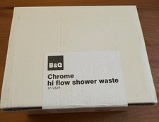 B&Q Chrome High Flow Shower
