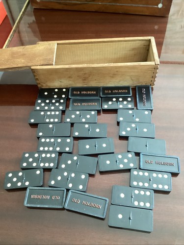 Vintage dominoes set - vintage, pieces