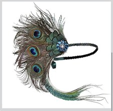 1920s Gatsby Flapper Feather