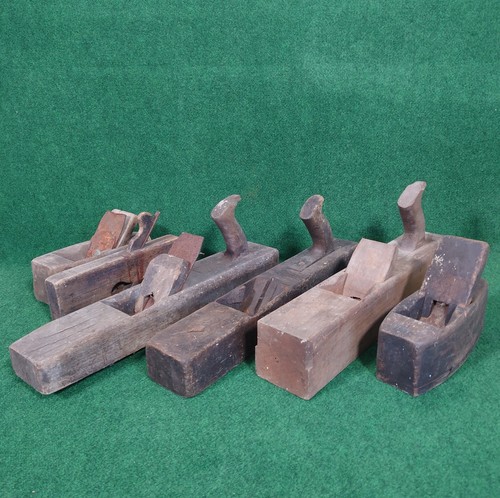 Wooden hand planes job lot - wooden, --