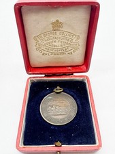 ANTIQUE ROYAL LIFE SAVING SOCIETY MEDAL D GEORGE COLLINS LONDON CASED AWARD