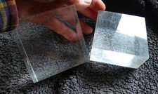 Clear Jewellery Display Blocks Acrylic Perspex for Shop Window or Counter