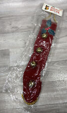 Vintage Red Hanging Christmas Bell Decoration