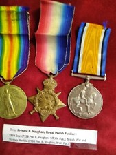 WW1 British war Medal Trio to