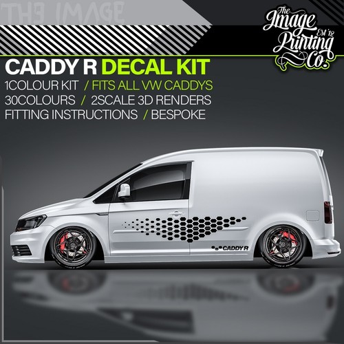 Caddy tcr vinyl decal kit - tcr,